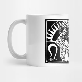 Majestic Lion's Head Design 1918 Bernard Willem Wierink Mug